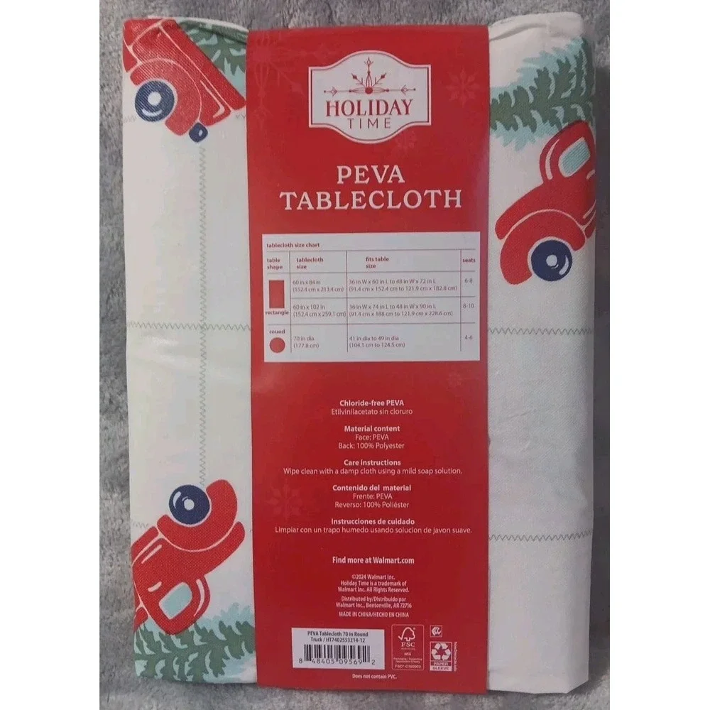 Peva Tablecloth 70